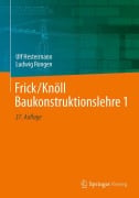 Cover-Bild zum Titel 'Frick/Knöll Baukonstruktionslehre 1' von 'Ulf Hestermann, Ludwig Rongen'