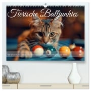 Cover-Bild zum Titel 'Tierische Balljunkies (hochwertiger Premium Wandkalender 2026 DIN A2 quer), Kunstdruck in Hochglanz' von 'Kerstin Waurick'