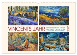 Cover-Bild zum Titel 'Vincents Jahr (Wandkalender 2026 DIN A3 quer), CALVENDO Monatskalender' von 'Sabine Löwer'
