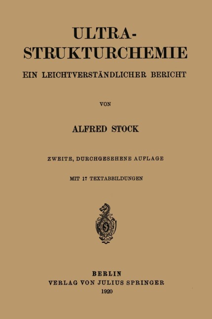 Ultra-Strukturchemie - Alfred Stock