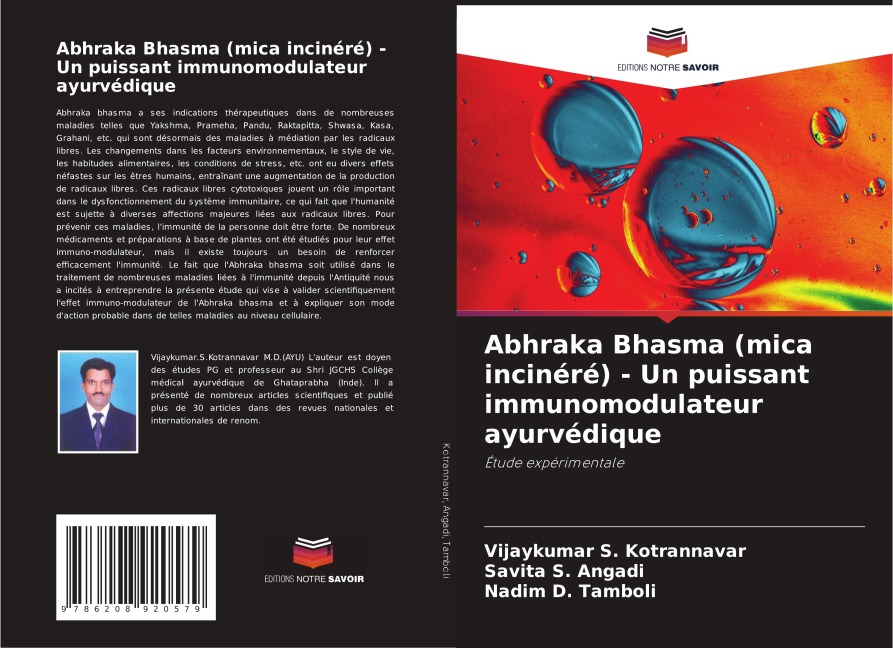 Abhraka Bhasma (mica incinéré) - Un puissant immunomodulateur ayurvédique - Vijaykumar S. Kotrannavar, Savita S. Angadi, Nadim D. Tamboli