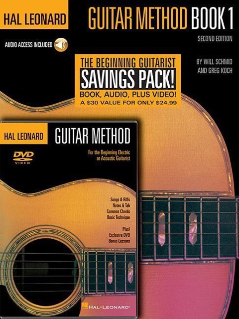 Hal Leonard Guitar Method Beginner's Pack: Book 1 with Online Audio + DVD [With CD and DVD] - Will Schmid, Greg Koch