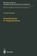Cover-Bild zum Titel 'Sekundärzwecke im Vergabeverfahren' von 'Christoph Benedict'