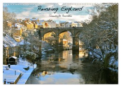 Cover-Bild zum Titel 'Amazing England - England's schönste Seiten (Wandkalender 2027 DIN A3 quer), CALVENDO Monatskalender' von 'TJPhotography'