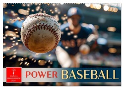 Power Baseball (Wandkalender 2026 DIN A2 quer), CALVENDO Monatskalender - Peter Roder
