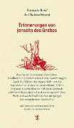 Cover-Bild zum Titel 'Erinnerungen von jenseits des Grabes' von 'François-René de Chateaubriand'