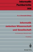Cover-Bild zum Titel 'Informatik zwischen Wissenschaft und Gesellschaft' von ''