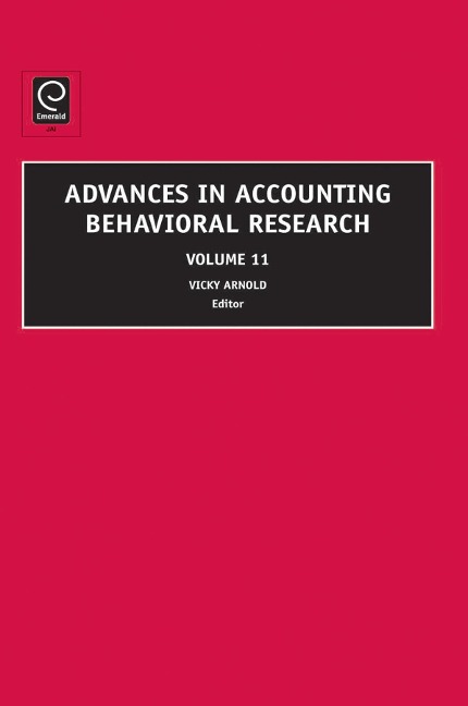 Advances in Accounting Behavioral Research - 