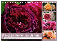 Rosen Reigen im Garten (Wandkalender 2026 DIN A4 quer), CALVENDO Monatskalender - Martina Cross
