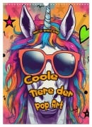 Cover-Bild zum Titel 'Coole Tiere der Pop Art (Wandkalender 2026 DIN A3 hoch), CALVENDO Monatskalender' von 'Nico Bielow'