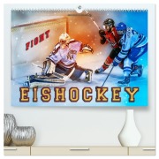 Cover-Bild zum Titel 'Eishockey - Fight (hochwertiger Premium Wandkalender 2026 DIN A2 quer), Kunstdruck in Hochglanz' von 'Peter Roder'