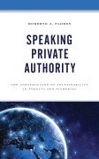 Cover-Bild zum Titel 'Speaking Private Authority' von 'Roberto J. Flores'