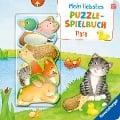 Mein liebstes Puzzle-Spielbuch: Tiere - Puzzlebuch ab 18 Monaten, mit 6 Puzzleteilen - Frauke Nahrgang