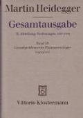 Cover-Bild zum Titel 'Gesamtausgabe Abt. 2 Vorlesungen Bd. 58. Grundprobleme der Phänomenologie' von 'Martin Heidegger'