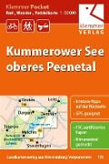 Klemmer Pocket Rad-, Wander- und Paddelkarte Kummerower See - oberes Peenetal - 