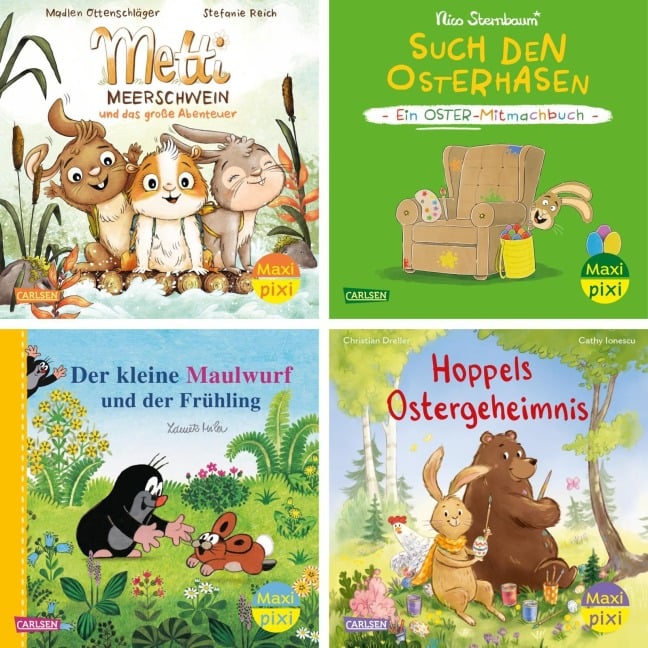 Maxi-Pixi-4er-Set 124: Der Frühling ist da! (4x1 Exemplar) - Diverse