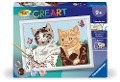 Cover-Bild zum Titel 'CreArt, Malen nach Zahlen Kinder - Kätzchen in Stiefeln' von ''