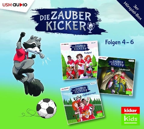 Die Zauberkicker Hörbox Folgen 4-6 (3 Audio CDs) - Benjamin Schreuder, Fabian Lenk, Benjamin Schreuder