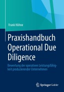 Cover-Bild zum Titel 'Praxishandbuch Operational Due Diligence' von 'Frank Höhne'