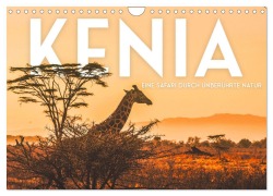 Cover-Bild zum Titel 'Kenia - Eine Safari durch unberührte Natur. (Wandkalender 2026 DIN A4 quer), CALVENDO Monatskalender' von 'Sf Sf'
