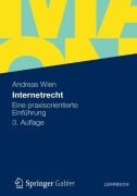 Cover-Bild zum Titel 'Internetrecht' von 'Andreas Wien'