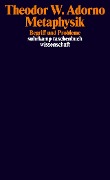 Cover-Bild zum Titel 'Metaphysik (1965)' von 'Theodor W. Adorno'