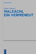 Cover-Bild zum Titel 'Maleachi, ein Hermeneut' von 'Jutta Noetzel'