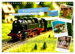 Cover-Bild zum Titel 'Gedenktage 2027. Sinnvolle und kuriose Tage im Jahr (Wandkalender 2027 DIN A4 quer), CALVENDO Monatskalender' von 'Steffani Lehmann'