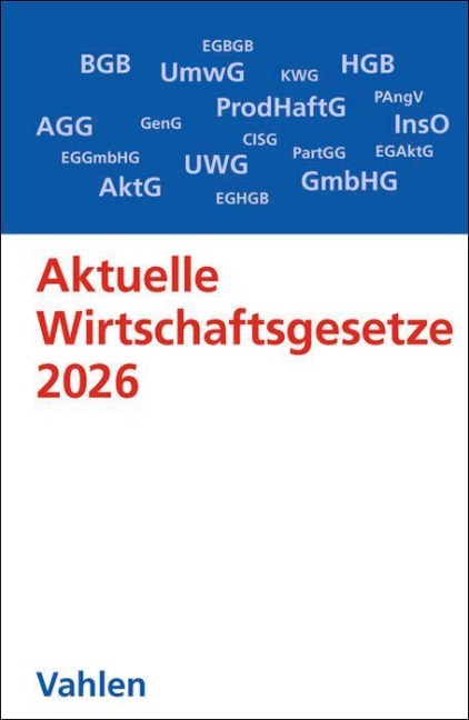 Aktuelle Wirtschaftsgesetze 2026 - 