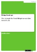 Cover-Bild zum Titel 'Die strategische Geschäftsprozessanalyse nach Porter' von 'Philipp Stockinger'