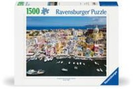 Cover-Bild zum Titel 'Erwachsenenpuzzle 1500 Teile - Buntes Procida Italien' von ''