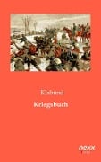 Cover-Bild zum Titel 'Kriegsbuch' von 'Klabund'