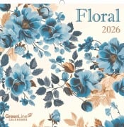 Cover-Bild zum Titel 'GreenLine Floral 2026 - Wand-Kalender - Broschüren-Kalender - 30x30 - 30x60 geöffnet - Blumen' von ''