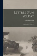 Cover-Bild zum Titel 'Lettres D'un Soldat' von 'André Chevrillon'
