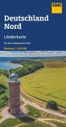 Cover-Bild zum Titel 'ADAC Länderkarte Deutschland Nord 1:500.000' von ''