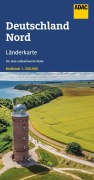Cover-Bild zum Titel 'ADAC Länderkarte Deutschland Nord 1:500.000' von ''