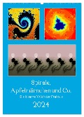 Spirale, Apfelmännchen und Co. - Die bizarre Welt der Fraktale (Wandkalender 2024 DIN A2 hoch), CALVENDO Monatskalender - Klaus Rohwer