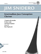 Cover-Bild zum Titel 'Intermediate Jazz Conception Clarinet' von 'Jim Snidero'