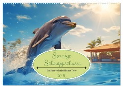 Cover-Bild zum Titel 'Sonnige Schnappschüsse - Ein Jahr voller fröhlicher Tiere (Wandkalender 2026 DIN A2 quer), CALVENDO Monatskalender' von 'Rupert Kowalski'