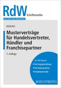 Cover-Bild zum Titel 'Musterverträge für Handelsvertreter, Händler und Franchisepartner' von 'Jürgen Niebling'