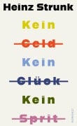 Cover-Bild zum Titel 'Kein Geld Kein Glück Kein Sprit' von 'Heinz Strunk'