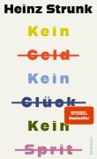Cover-Bild zum Titel 'Kein Geld Kein Glück Kein Sprit' von 'Heinz Strunk'