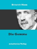 Cover-Bild zum Titel 'Die Gemme' von 'Heinrich Mann'