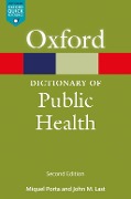 Cover-Bild zum Titel 'A Dictionary of Public Health' von 'Miquel Porta'
