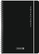 Cover-Bild zum Titel 'Schülerkalender 2026/2027 "Plain Black" | A5, Kunststoff' von ''