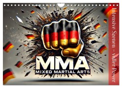 Cover-Bild zum Titel 'MMA Germany - Mixed Martial Arts Power (Wandkalender 2026 DIN A4 quer), CALVENDO Monatskalender' von 'Marco Warstat'