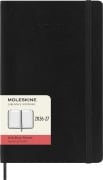 Cover-Bild zum Titel 'Moleskine 18 Monate Tagesnotizkalender 2026/2027, L/A5, 1 Tag = 1 Seite, Weicher Einband, Schwarz' von ''