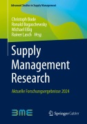 Cover-Bild zum Titel 'Supply Management Research' von ''