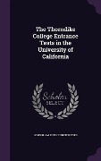 Cover-Bild zum Titel 'The Thorndike College Entrance Tests in the University of California' von 'Joseph Valentine Breitwieser'