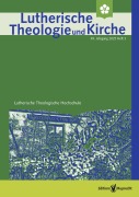 Cover-Bild zum Titel 'Laudatio zur Verleihung des Hermann-Sasse-Preises für lutherische theologische Literatur 2025 an Timothy J. Wengert für das Buch »The Augsburg Confession. Renewing Lutheran Faith and Practice«' von 'Irene Dingel'